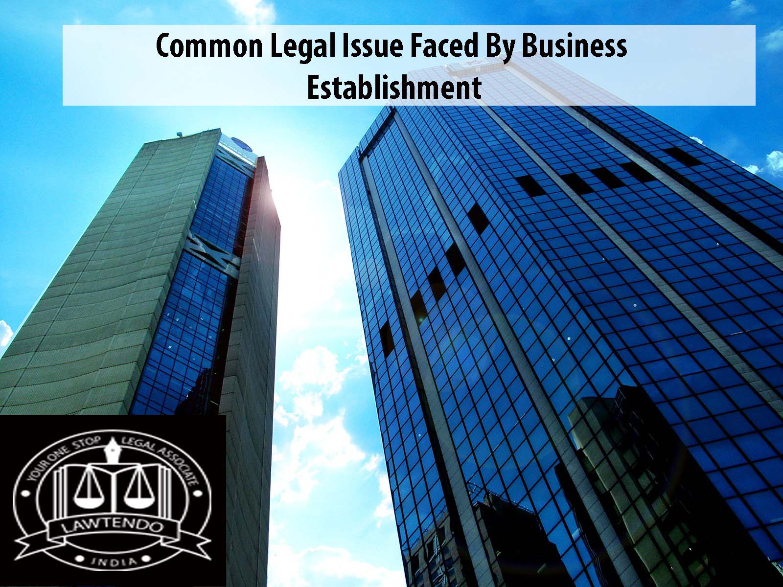 Common Legal Issue Faced By Business Establishment