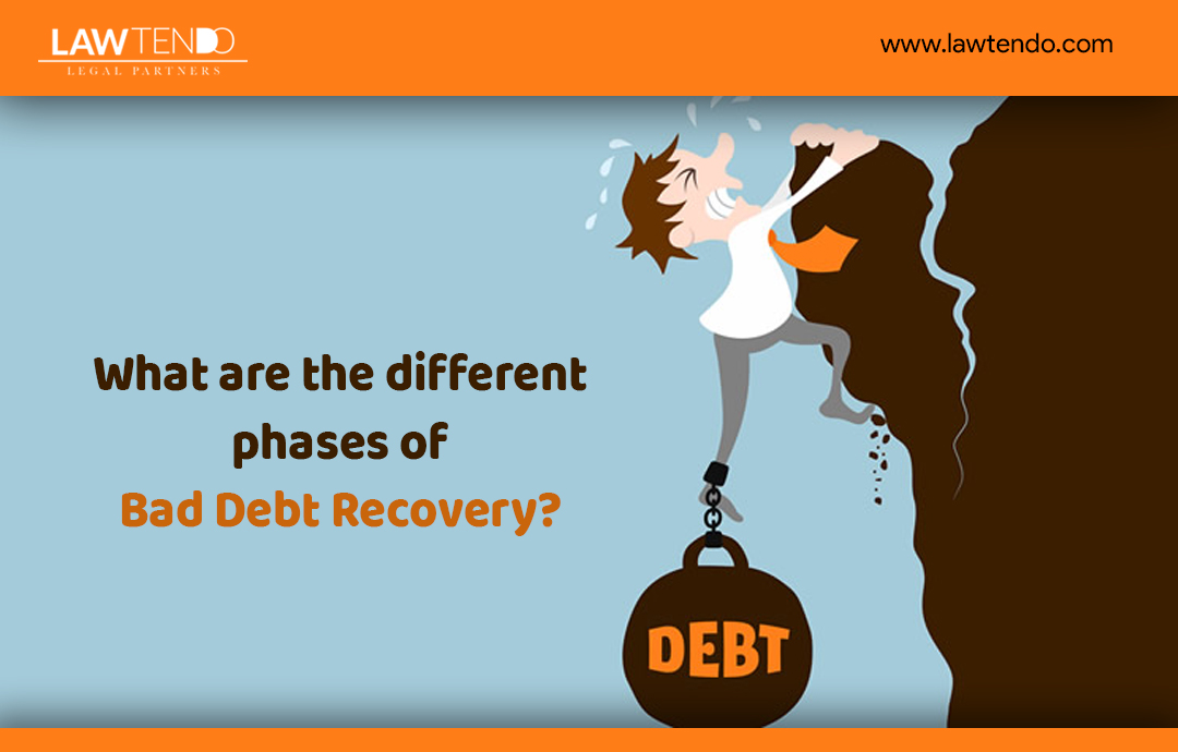 What are the different phases of bad debt recovery?