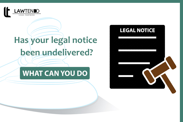Undelivered legal notice