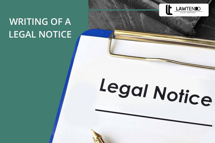 Drafting of a legal notice