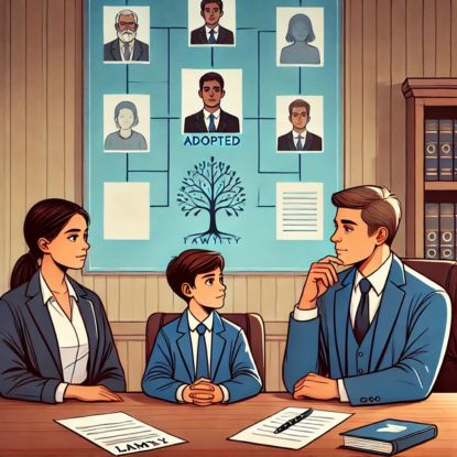 is an adopted child a legal heir