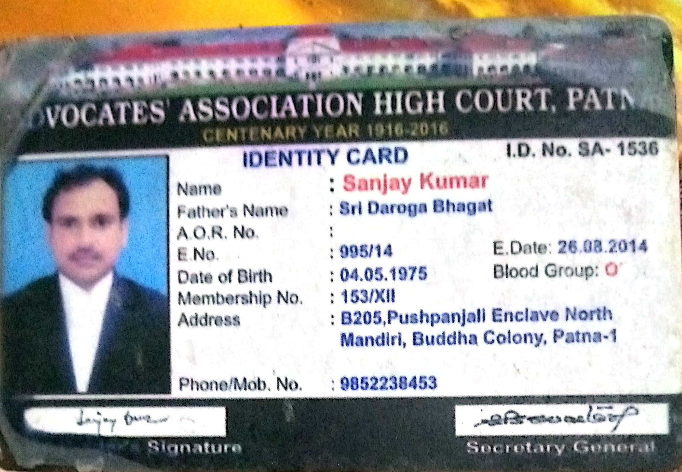 Advocate Sanjay  Kumar