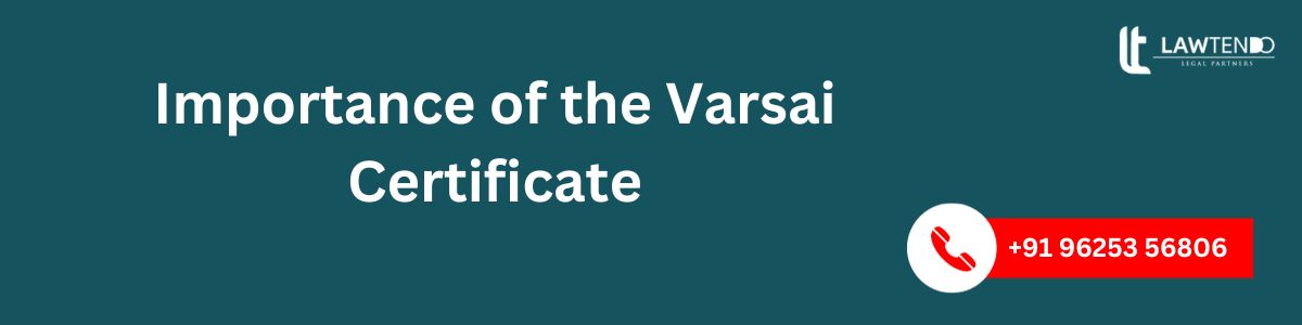 advantages of varsai or legal heir certificate in gujrat